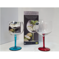 balloon gin tonic glass bubble stem wine glasses